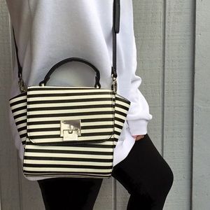 Stripped Steve Madden crossbody purse